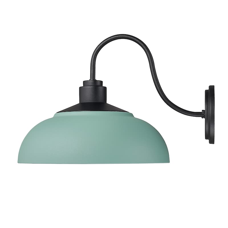 Levitt 13.63" Wide 1-Light Natural Black Outdoor Wall Light