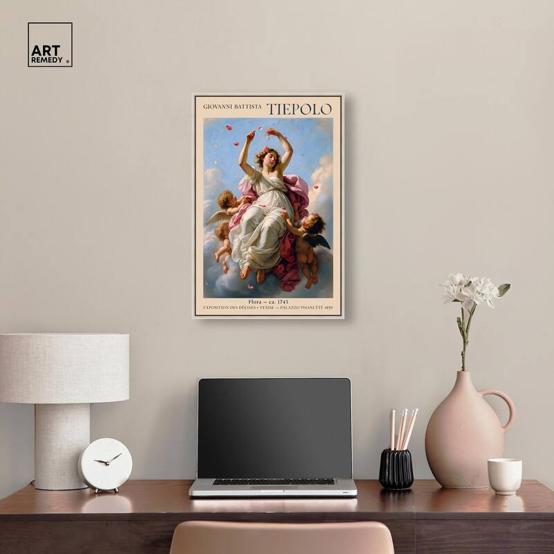 Flora in the Venetian Sky Canvas by Art Remedy