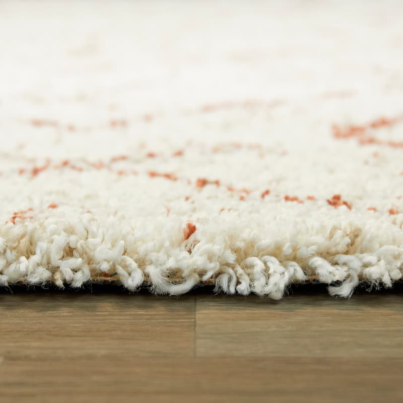 Albini Abstract Shag Area Rug