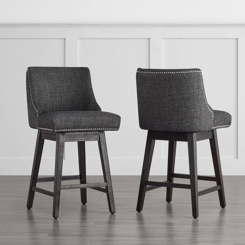 Spruce & Spring Oliver Counter Height Swivel Barstool Set
