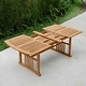 preview thumbnail 5 of 12, Cambridge Casual Leon 6-Piece Teak Patio Extendable Dining Set