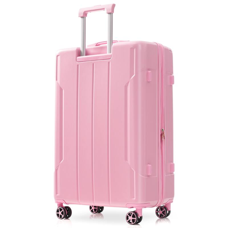 28" ABS Hardshell Lightweight Expandable Luggage with Double Wheels