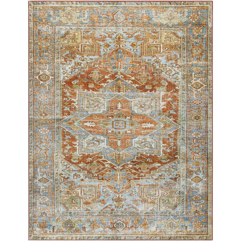 Livabliss Leicester Persian Machine Washable Area Rug