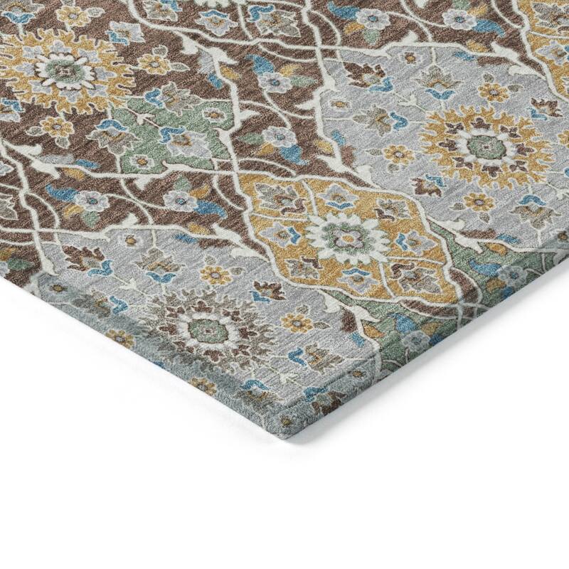 Machine Washable Indoor/Outdoor Traditional Masters Chantille Rug