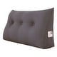 preview thumbnail 8 of 49, Kids Backrest Reading Throw Pillow Wedge Headboard for Twin Bed Brown