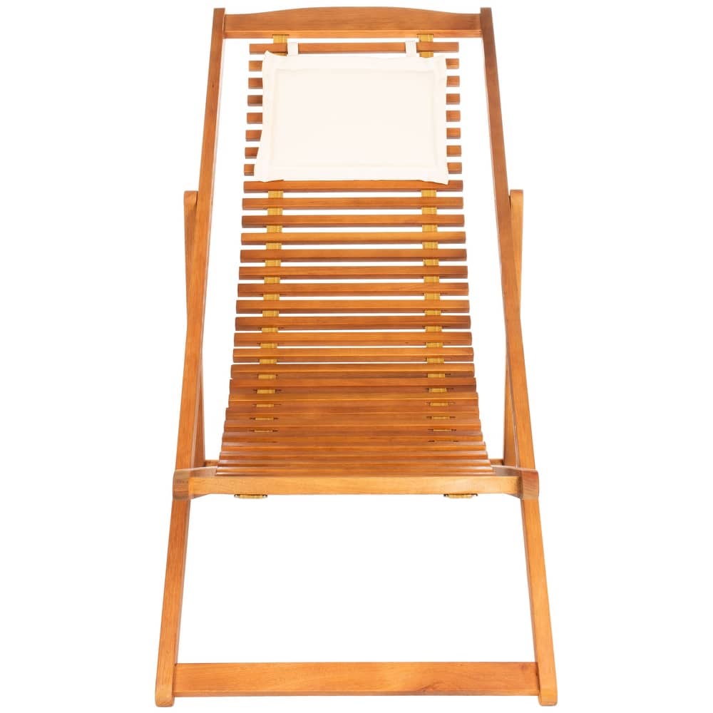 SAFAVIEH Outdoor Makena Relax Chair with Pillow (Set of 2) - 24W x 39D x 38H