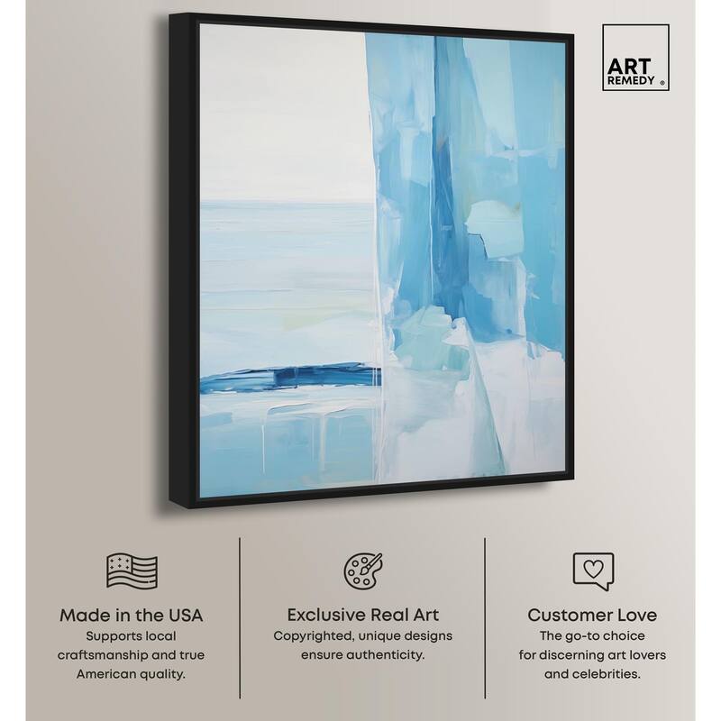 Seraphic Blues I Canvas by Art Remedy