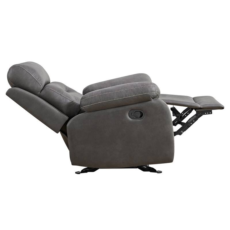 Spruce & Spring Lauren Manual Recliner Glider Rocker Chair for Living Room