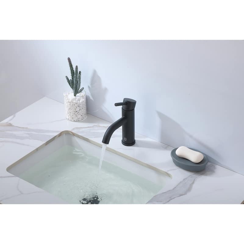 Indigo Home Single Hole Single Handle Bathroom Faucet