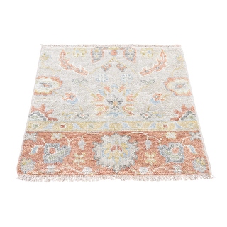 Shahbanu Rugs Ivory Oushak Design Fragment Supple Collection Thick and ...