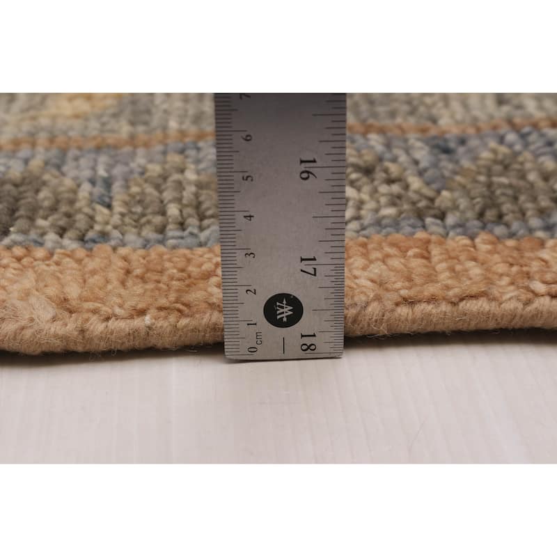 ECARPETGALLERY Hand-knotted Jules Serapi Brown Wool Rug - 9'8 x 13'10
