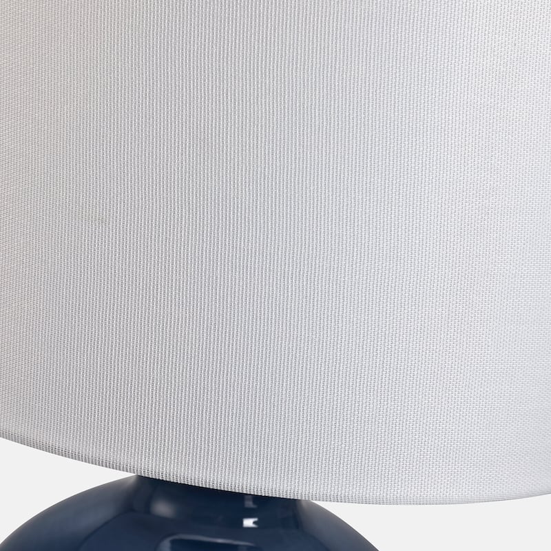 Ceramic Table Lamp with White Shade