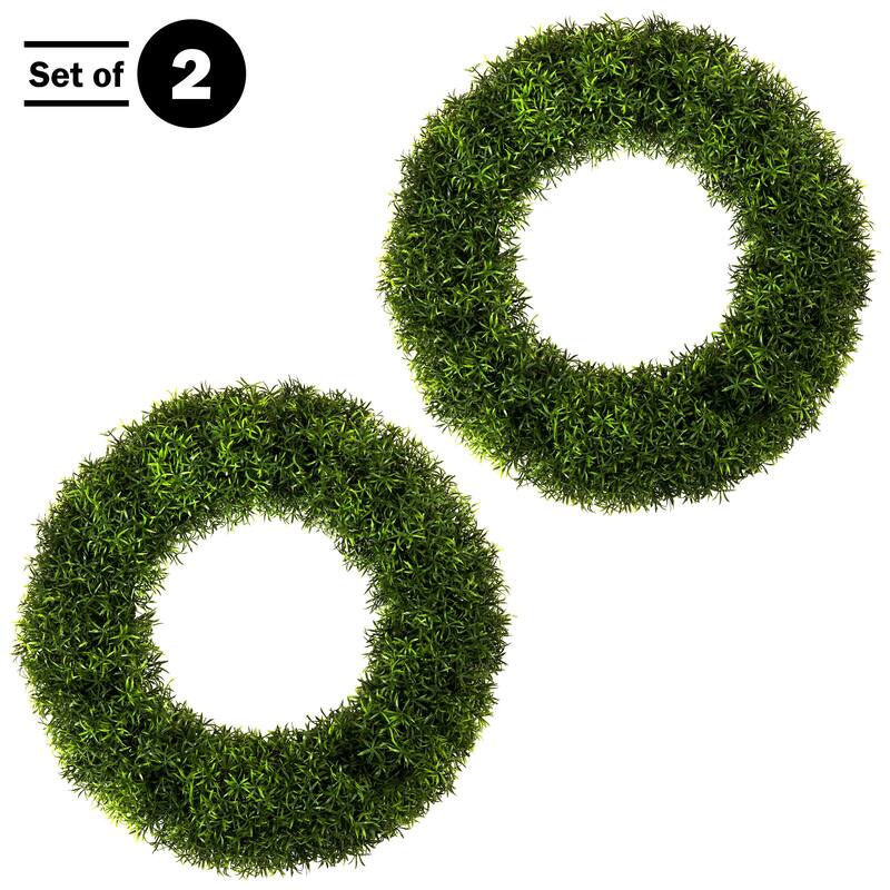 Pure Garden Grass Wreath - 20 inch Round