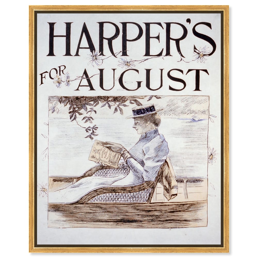 Harpers Penfield August 1892 Canvas by Art Remedy