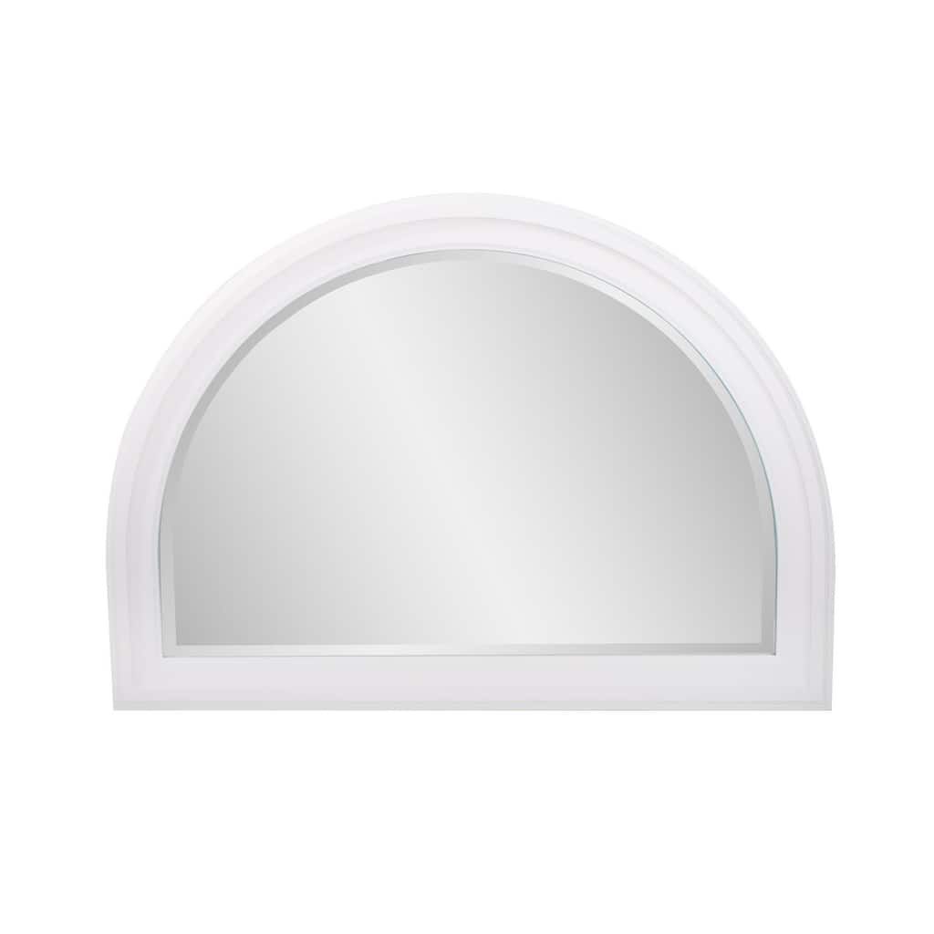 George Arched Mirror White - 45 x 34 x 4
