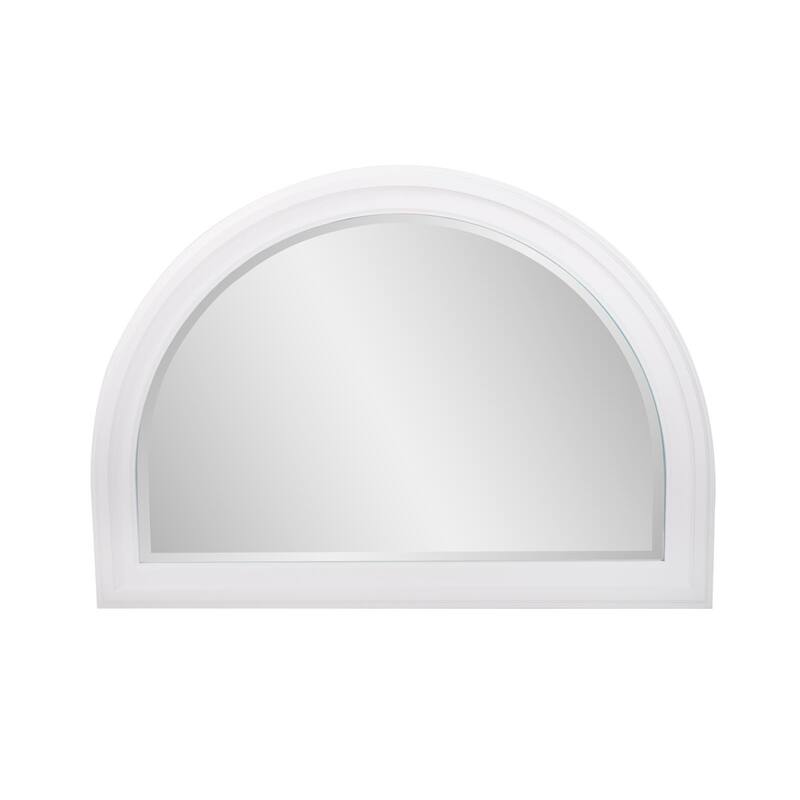 George Arched Mirror White - 45 x 34 x 4