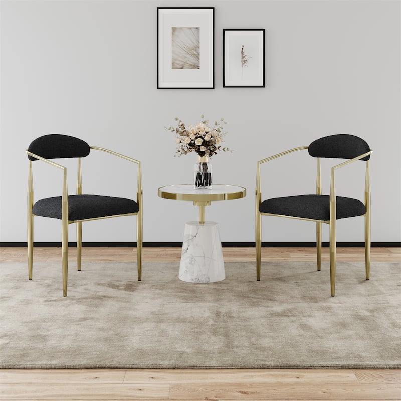 Mid-Century Modern Dining Chairs - Black