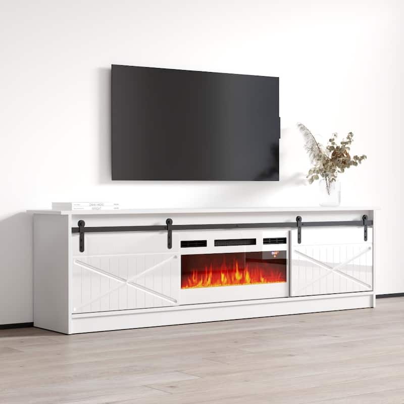 Granero WH-EF Electric Fireplace 79" TV Stand