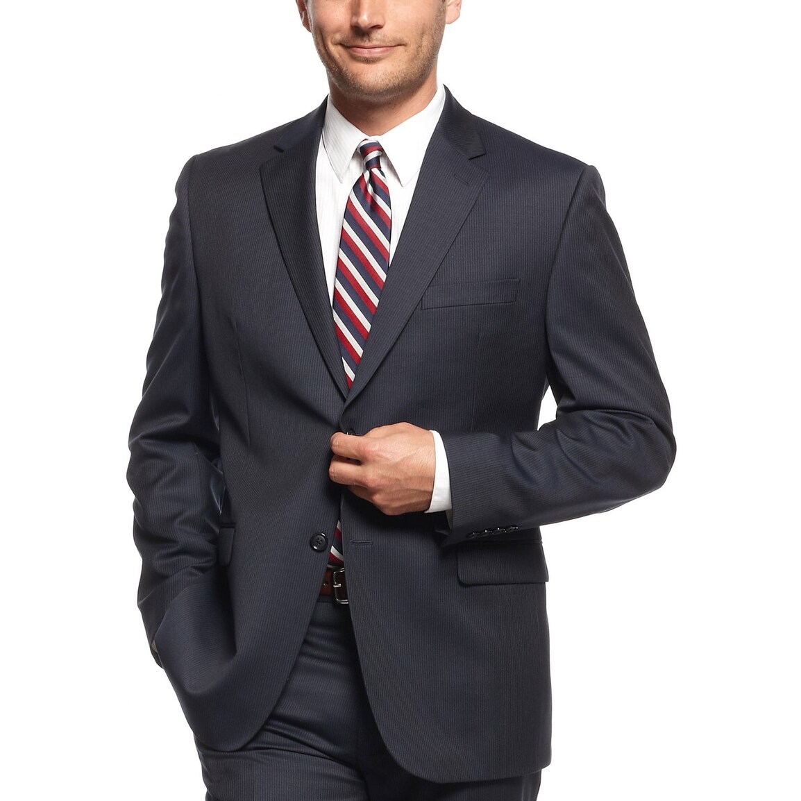 Shop Donald Trump Men S Sport Coat 40 Regular 40r Navy Blue