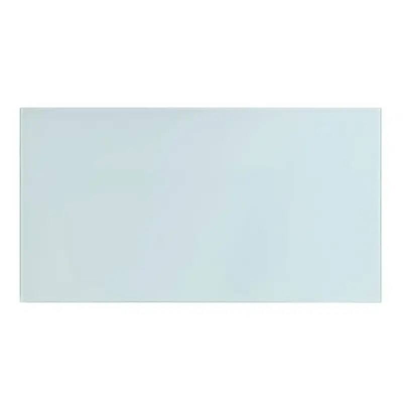 1pc Sofa Table White Glass Top