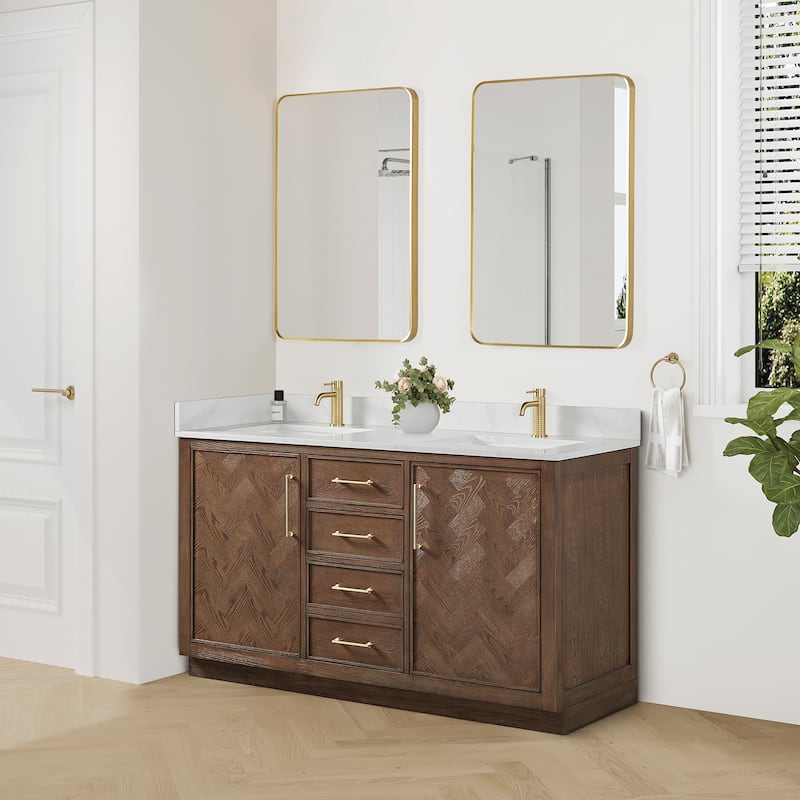 Jakarta Bath Vanity with Quartz Stone Top without Mirror