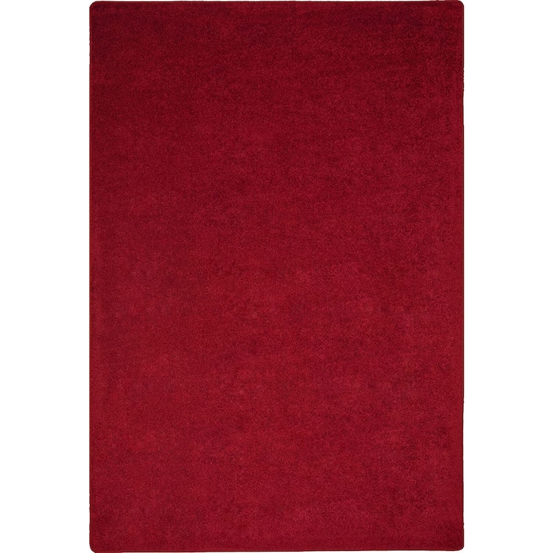 2'x7' area rug in Burgundy - durable soft decorative rug for home, living room & bedroom - 9'3" x 12'3"