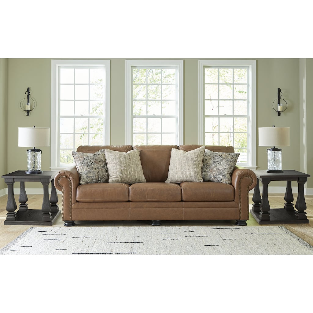 Signature Design by Ashley Carianna Caramel Sofa - 101"W x 40"D x 40"H