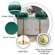 preview thumbnail 163 of 198, Modern Velvet Adjustable Swivel Bar Stools Set of 2