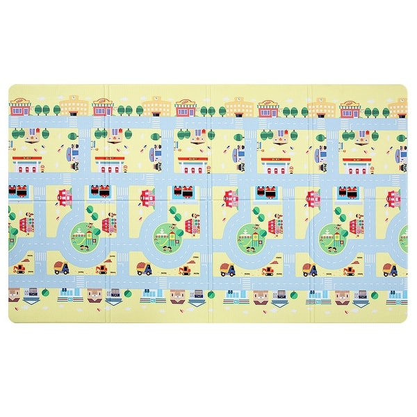 slide 2 of 14, Ray Star Baby mat GreatExtra Thick happy road