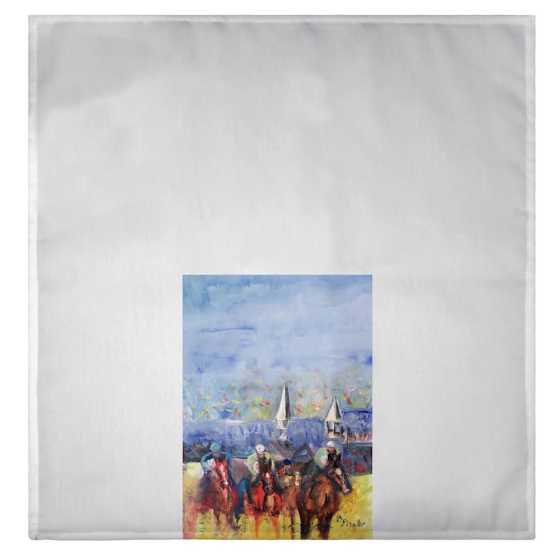 Horse Steeplechase Guest Towel - 20x20