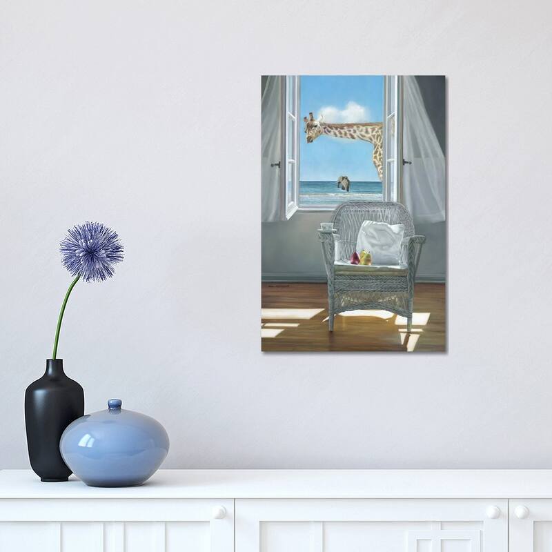iCanvas "Rubberneck" by Karen Hollingsworth Canvas Print - 18x12x1.5