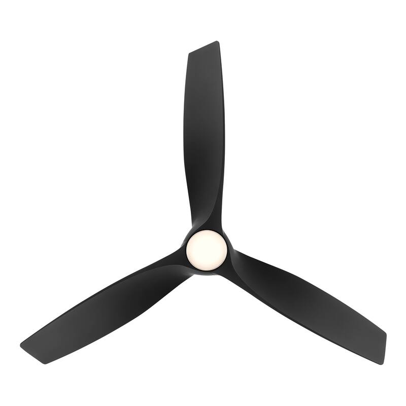 Zephyr 72" 3-Blade Indoor/Outdoor Smart Fan in Graphite Weathered Wood w/ Selectable LED (2700K-5000K) & Remote
