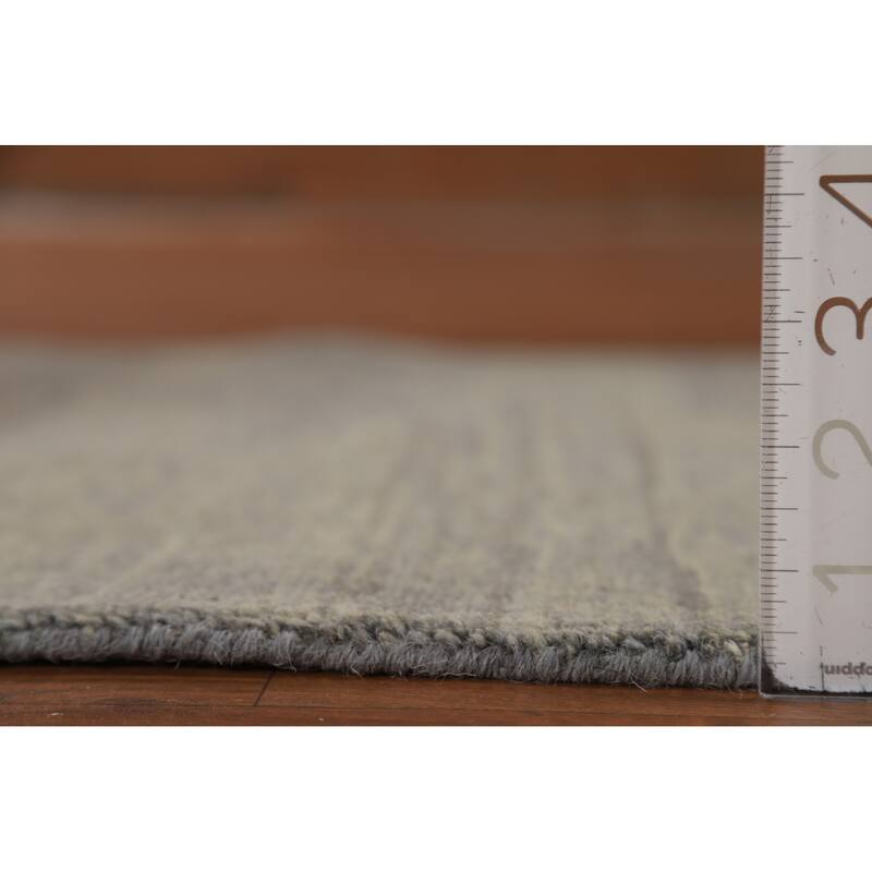 Modern Stripe Gabbeh Oriental Rug Hand-Knotted Wool Carpet - 2'8"x 4'0"