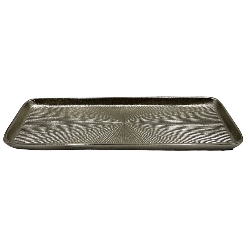 Decorative Handmade Aluminum Modern Square Tray