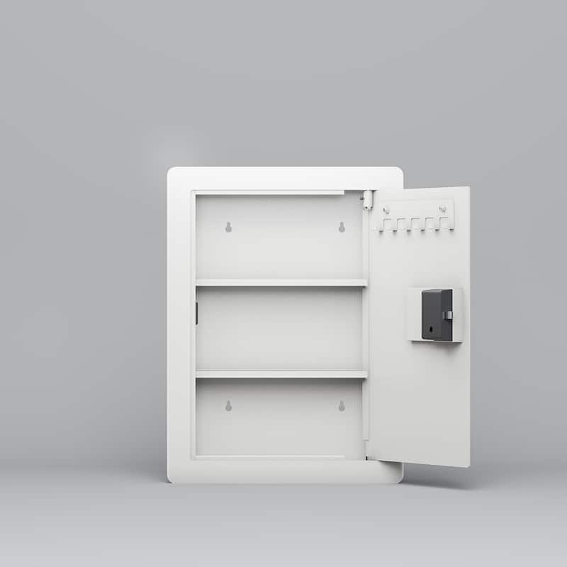 Roomfitters Hidden In-Wall Safe with Digital Keypad and Removable Shelves, Heavy Duty Steel Security