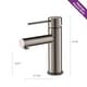 preview thumbnail 50 of 121, Luxury Solid Brass Single Hole Bathroom Faucet