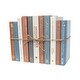 preview thumbnail 1 of 1, Decorative Books - Sea Coral Book Bundle - 1 Foot of Blue Books