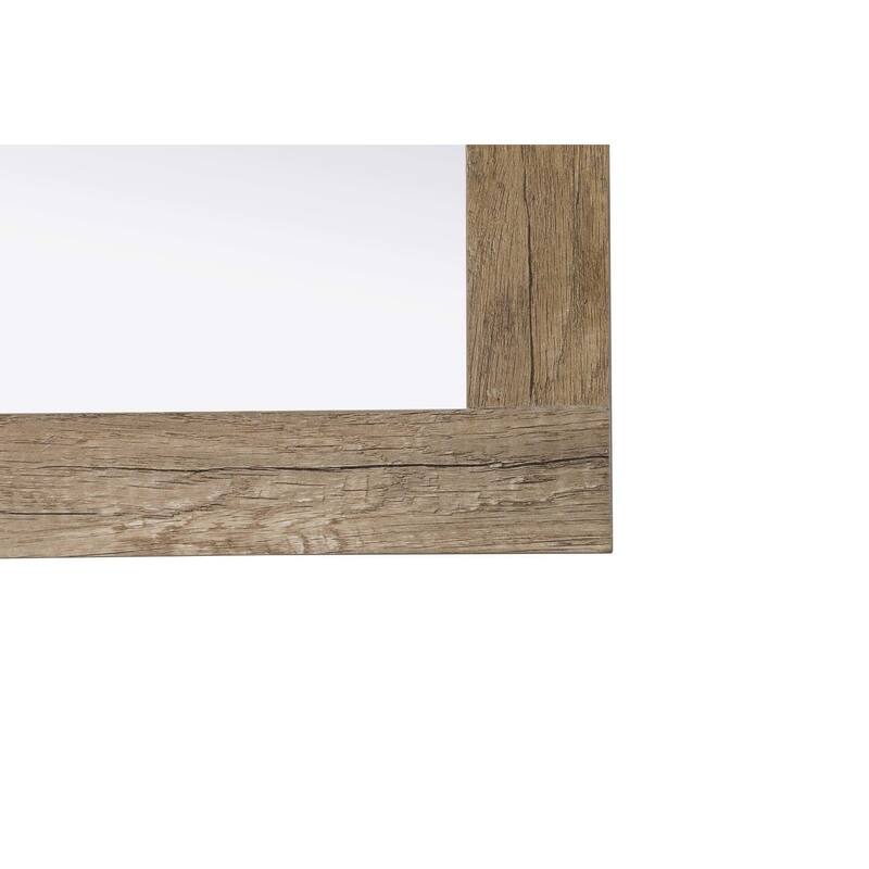Solene Wooden Rectangle Mirror