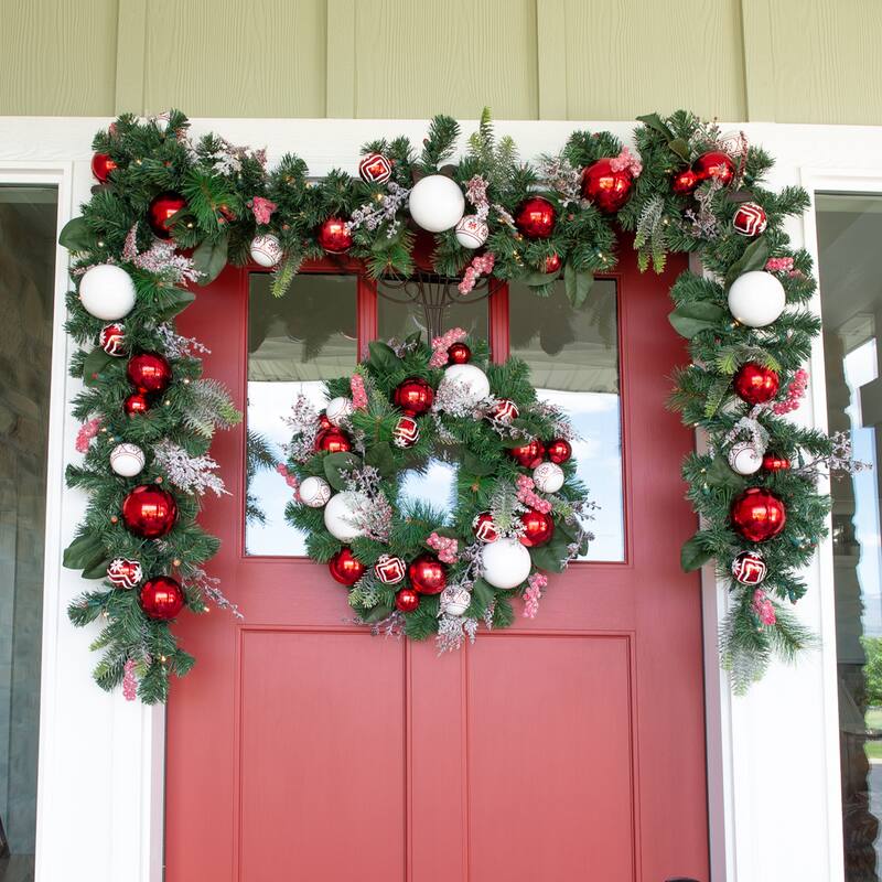 Village Lighting 24 in. Wreath - Nordic