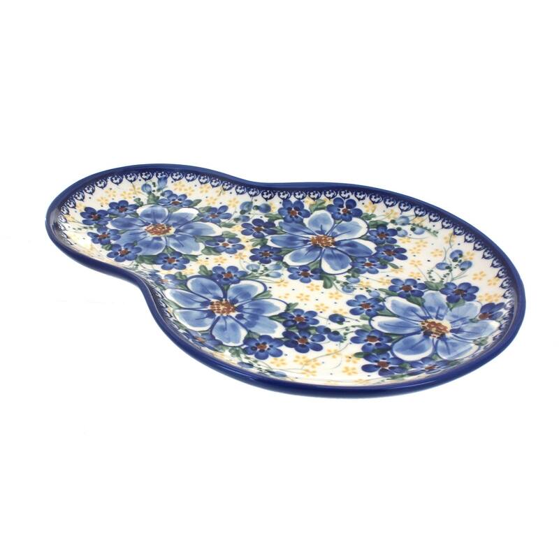 Blue Rose Polish Pottery 209 Vena Breakfast Plate