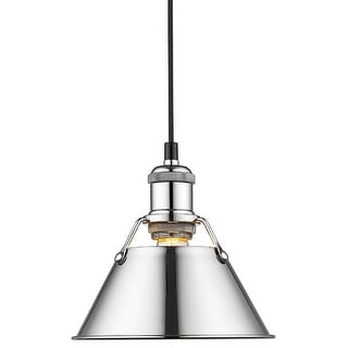 Golden Lighting 3306-S CH Orwell 8" Wide Mini Pendant