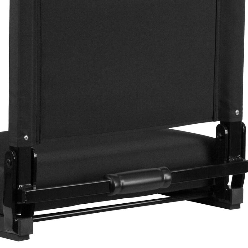 2 Pack 500 lb. Rated Lightweight Stadium Chair-Handle-Padded Seat