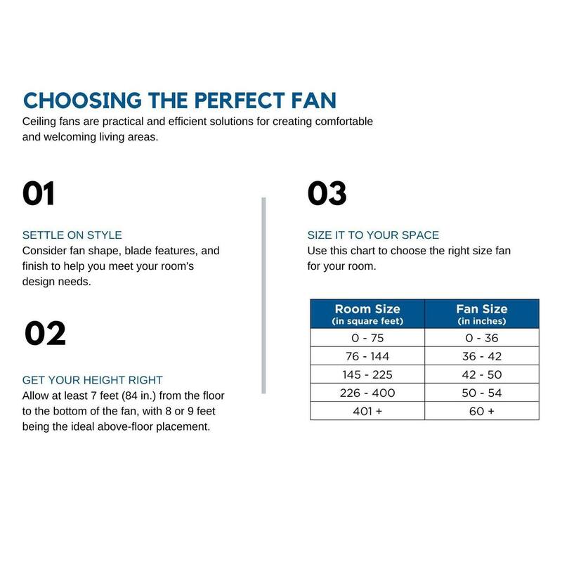 AirPro Collection Performance 52" Five-Blade Ceiling Fan - 9.250" x 21.920" x 13.390"