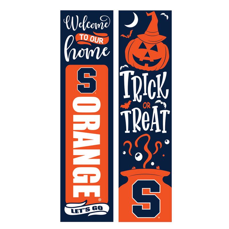 47" Double Sided Seasonal Porch Leaner, Syracuse University - 47" x 11.25"