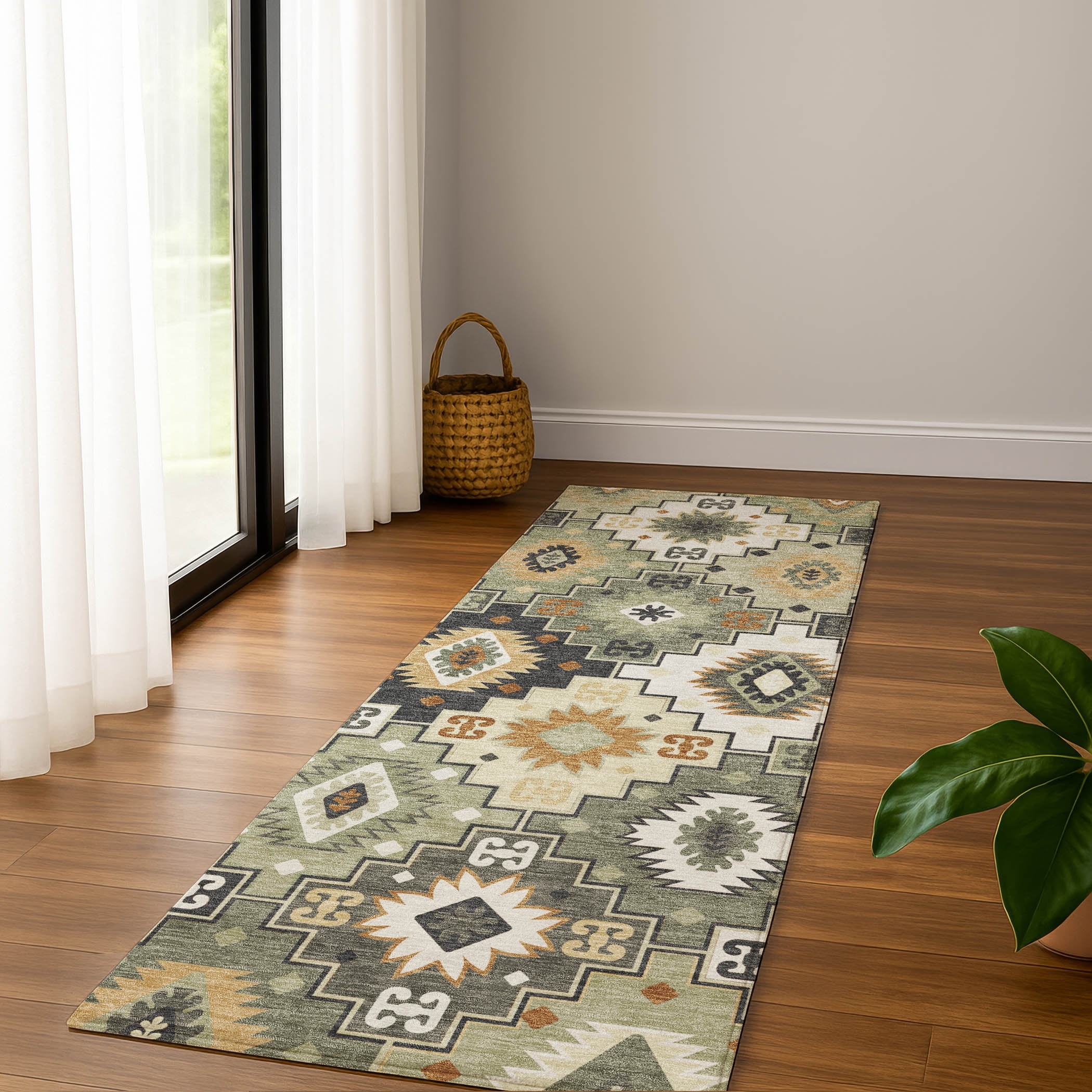 Premium Washable Super Soft Southwest Tribal Mayfield Rug