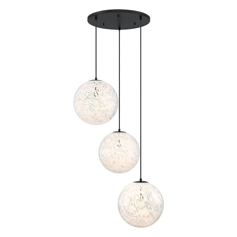 Designers Fountain D282M-3CHC Circo 3 Light 30" Wide Chandelier