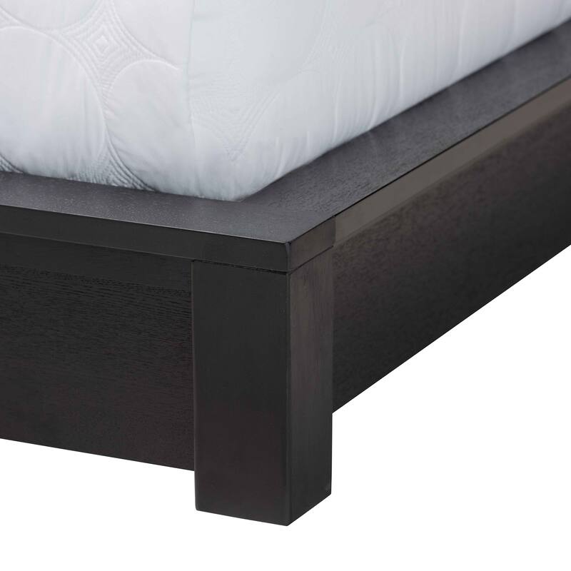 Elina Modern and Contemporary Platform Storage Bed with Shelves