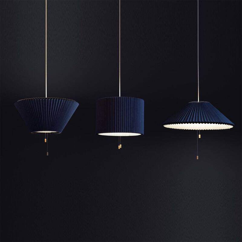 Blue Shape Changing Pendant Lamp