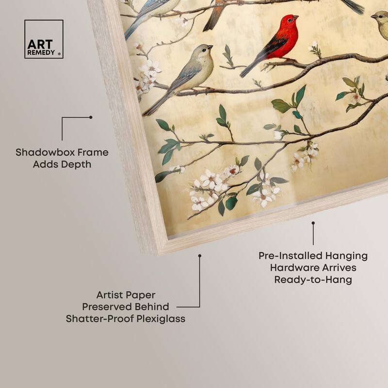 Arboreal Aria II Shadowbox by Art Remedy