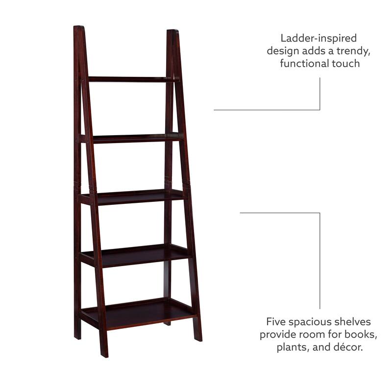 Freya 5-tier Ladder Bookshelf